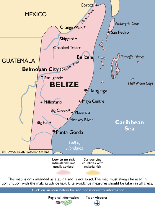 BelizeMalaria Map