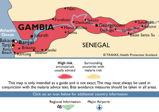 GambiaMalaria Map