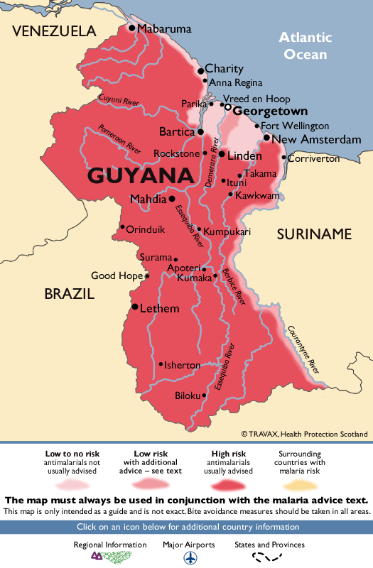 GuyanaMalaria Map