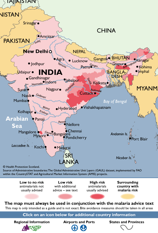 IndiaMalaria Map