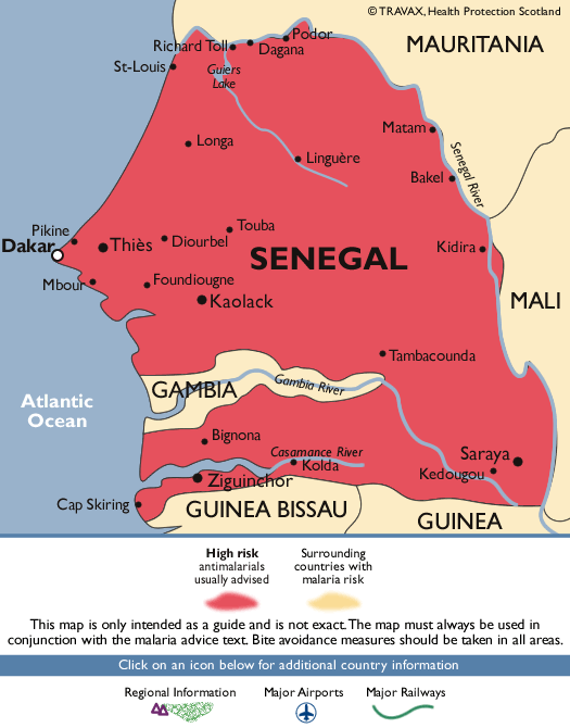 SenegalMalaria Map