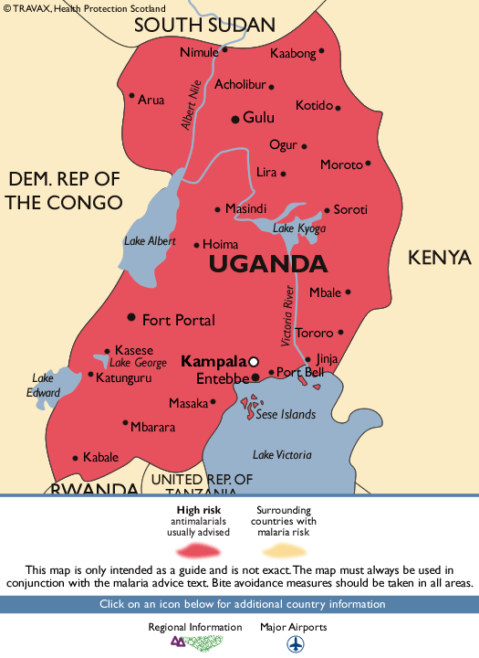UgandaMalaria Map